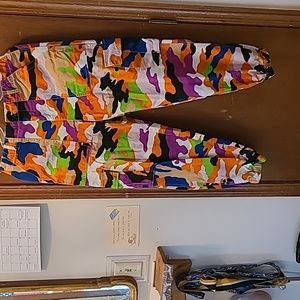 Forevee 21 Bright camouflage cargo pants